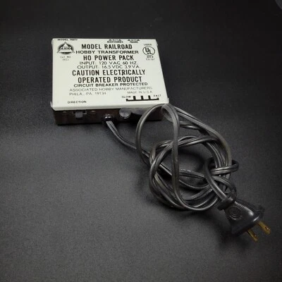 HO Gauge AHM Model Railroad Hobby Transformer Model 70277 HO Power Pack Control - Image 1 of 4