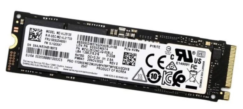 MZVL4512HBLU-00BH1 - SSD P4X4(VAL-T) 512GB M2 2280 NVME  - Image 1 of 1