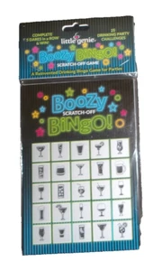 Boozy Bingo 25 Pk Scratch-Off Game – Adult Party or Girls’ Night Drinking Game - Picture 1 of 1