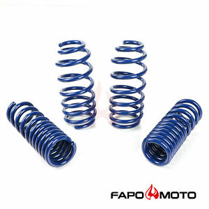 FAPO Lowering Springs FOR Dodge Challenger 08-21 1.5"F/1.5"R V6 V8 BLUE 1.5"