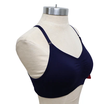Women's Gorgeous Stylish Ryka Blue Adjustable Crossback Strap Sports Bra Med - Image 1 of 4
