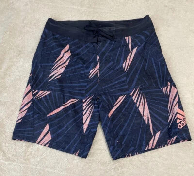 Мужские шорты Adidas размер 32 синие геометрические плавки - Изображение 1 из 4