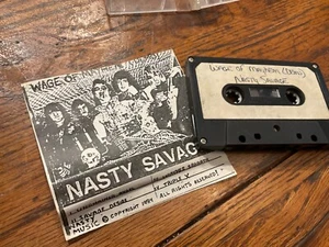 NASTY SAVAGE WAGE OF MAYHEM Original DEMO TAPE 1984 THRASH METAL GEM - Picture 1 of 1