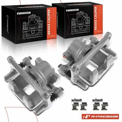 A-Premium 2x Rear Brake Caliper Rotor for Chrysler 200 2011-2014 Jeep Mitsubishi - Image 1 of 4