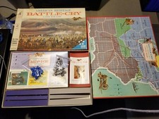 BATTLE-CRY A Civil War Game Milton Bradley American Heritage -  Complete 1961 