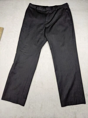 Брюки Banana Republic покрой на заказ мужские 36x32 серые 100% шерсть прямые - Изображение 1 из 4