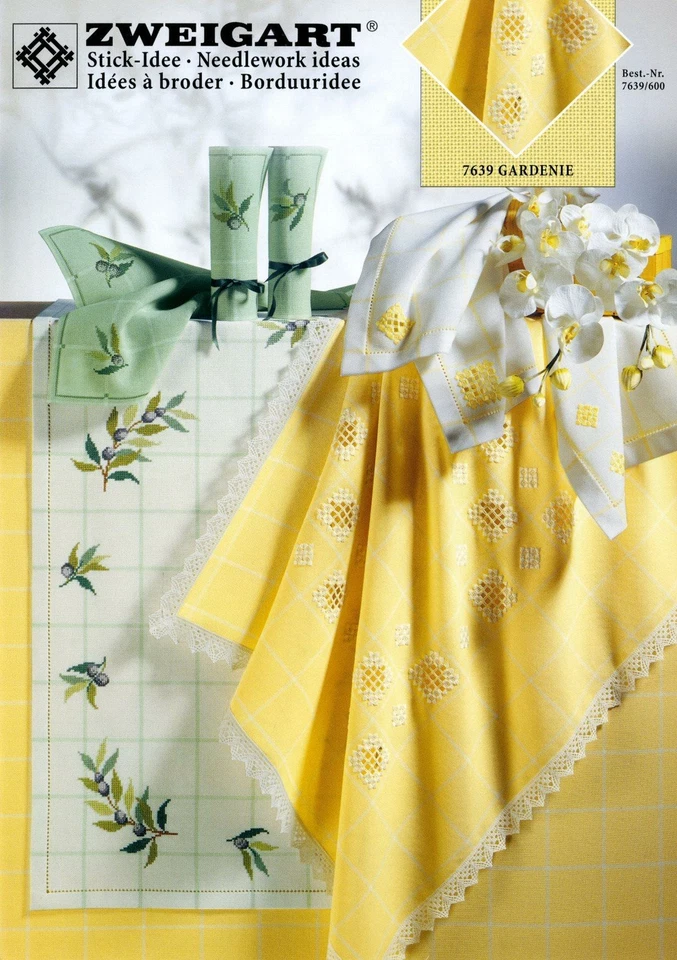 Zweigart - Stickideen - Best.-Nr. 7639/600 - 7639 Gardenie - Image 1 of 1