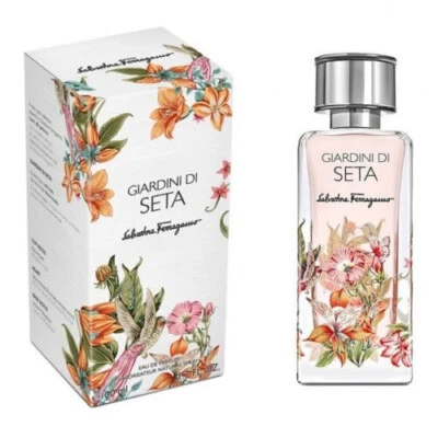 GIARDINI DI SETA-SALVATORE FERRAGAMO-EDP-SPRAY-3,4 OZ-100 ML-AUTÉNTICO-ITALIA Foto 1 de 2