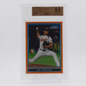 2009 Bowman Chrome WBC Orange Refractor #BCW1 Yu Darvish /25 - BGS 9.5 - Picture 1 of 2