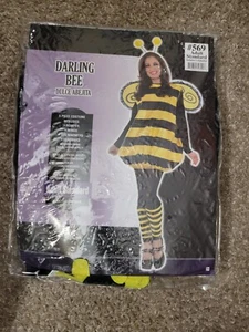 Darling Bee Queen Bumble Costume Adult 5 Piece Set Standard Size  - Picture 1 of 2