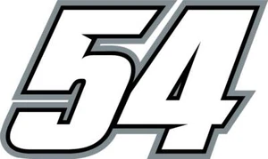 NUEVO PARA 2023 #54 Ty Gibbs Calcomanía Pegatina de Carreras - SM a XL - Varios Colores - Imagen 1 de 6