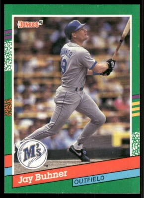 1991 Donruss #509a Jay Buhner - Image 1 of 2