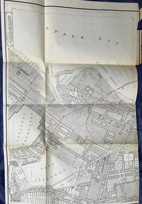 1937 City Of New York District Map No 16 Brooklyn Street Map Prospect Park - Image 1 of 3