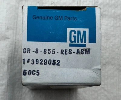 1969 1970 NOS GM Blower Motor Resistor New Old Stock Corvette Camaro Z28 - Image 1 of 4