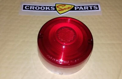 NOS 35712-27310 TS100 / TS125 / A100 / TC100 Genuine Suzuki Round Rear Lamp Lens - Image 1 of 4