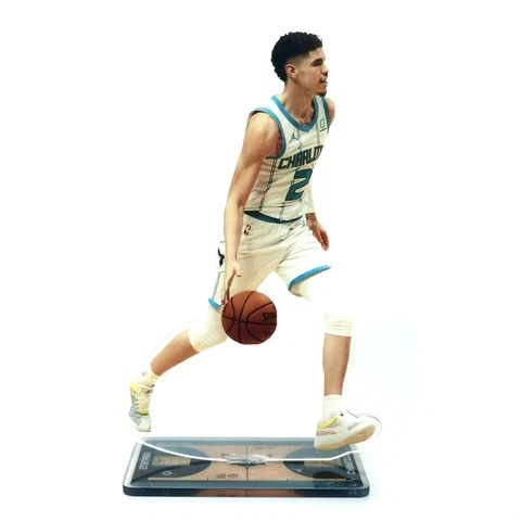 LaMelo Ball Figure - #2 Charlotte Hornets Moves Ball Upcourt Figurine Ornament Cover