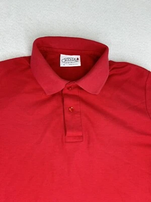 Camisa Polo Crystal Springs Para Hombre Talla Regular Pequeña Roja Manga Corta S Foto 1 de 4