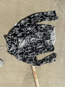 ND New Direction Women 3/4 Sleeve Blouse Top Shirt Size Large Cotton (56) - Picture 1 of 2