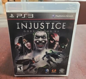 Injustice Gods Among Us Sony Playstation 3 PS3 (2013) Complete Used Tested  - Picture 1 of 6