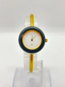 [Exc+5] Gucci 11/12.2 Change Bezel Gold Wrist watch Bracelet Used Working JP - Picture 1 of 17