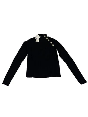 Suéter de punto negro Zara talla pequeña Foto 1 de 3