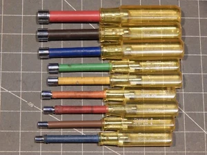 Snap On 9Pc SAE Nut Driver Nut Driver Set 3/16" 1/2" ND NutDriver Screwdriver - Picture 1 of 4