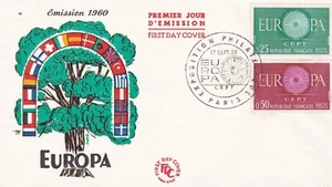 Francia 1960 FDC Europa yt 1266 & - Imagen 1 de 1