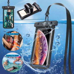 Waterproof Floating Phone Pouch Dry Bag Swimming Case Cover for Samsung iPhone - Picture 1 of 12