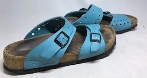 Birkenstock Birkis Aqua Blue Freeport Birko-Flor Sandale Damen Gr. 6,5 / 37 - Bild 1 von 6