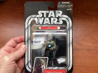 Hasbro Guerra de las Galaxias Colección Trilogía Original OTC #7 Myo Cantina Alien / Patrón Foto 1 de 3