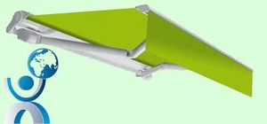TENDA DA SOLE A BRACCI ESTENSIBILI CON CASSONETTO E BARRA QUADRA PARA' TEMPOTEST - Foto 1 di 1
