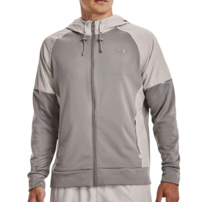 Under Armour Adulto Jacket men's training storm Full Zip Hoodie Gray, Sz M - Image 1 of 4
