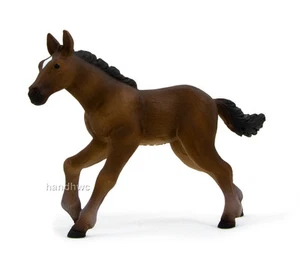 Mojo Fun 387072 Galloping Chestnut Hanoverian Foal Toy Horse Figurine NIP - Picture 1 of 1