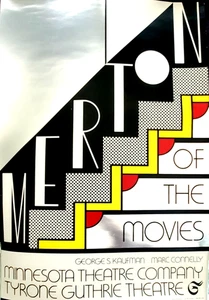 ROY LICHTENSTEIN - 'MERTON OF THE MOVIES' 1968 (SILVER FOIL) ART POSTER 20"x30" - Picture 1 of 14