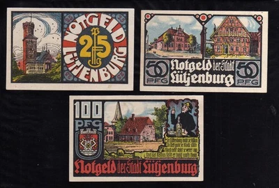 LUTJENBURG - GERMANY NOTGELD -    25, 50 PFENNIG, 1 MARK - Image 1 of 2