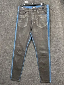 BDG Jeans Twig Skinny Ankle Womens Size 30W 29L Two Tones Black Blue Denim - Picture 1 of 7