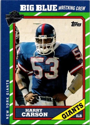 2004 Topps Fan Favorites #33 Harry Carson - Image 1 of 2