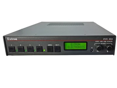 Escalador digital de video y RGB Extron DVS 304 4 entradas 60-736-01 con cable de alimentación de CA Foto 1 de 4