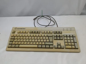 GATEWAY 2000 KEYBOARD 2196001 QWERTY MAXI-SWITCH WIRED KEYBOARD VINTAGE - Picture 1 of 19