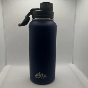 Hydrapeak Navy Blue Stainless Steel Tumbler 32 Ounces 24hrs Cold 12hrs Hot - Picture 1 of 6