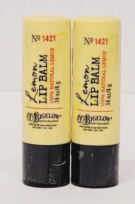 Bath & Body Works CO Bigelow Lemon Lip Balm - 0.14 oz Sealed New Lot of 2 - Image 1 of 2