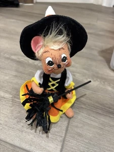 Annalee Maus Halloween Hexenbesen - Bild 1 von 2