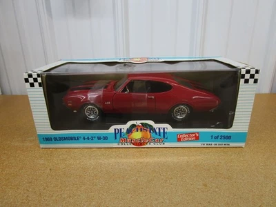 Oldsmobile 442 W-30 1969 1/18 ERTL American Muscle Peach State Club coche fundido a presión Foto 1 de 4