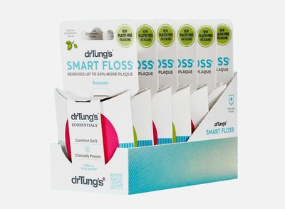 Hilo dental inteligente Dr Tung's (paquete de 6) SABOR CARDAMOMO NATURAL Foto 1 de 3