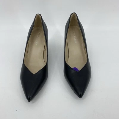 Zapatos de tacón Marc Fisher usados para mujer 7,5 M puntiagudos negros usados en excelente estado Foto 1 de 4