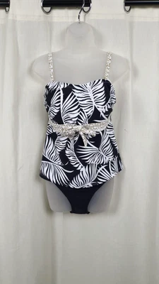bpc selection Tankini schwarz/weiß Gr. 18 UK CR057 FF 13 - Bild 1 von 4