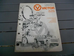 1977 Victor Oil Seal Catalog Car Truck Tractor Industrial Applications Info - Bild 1 von 13