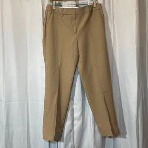 NWT Talbots Women's Beige Hampshire Straight Ankle Pants - Size 10p - Picture 1 of 7