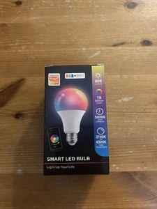 Smart LED Light Bulb RGB+CCT | 16M Colors, App Control, Dimmable, 800 Lumens, 50 - Picture 1 of 5