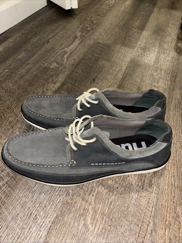 Mocasines Hush Puppies Wave Reflex, grises, talla 11 para hombre Foto 1 de 4